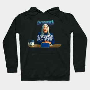 Severance series Patricia Arquette as Harmony Cobel Mrs. Selvig fan works let me out graphic design by ironpalette Hoodie